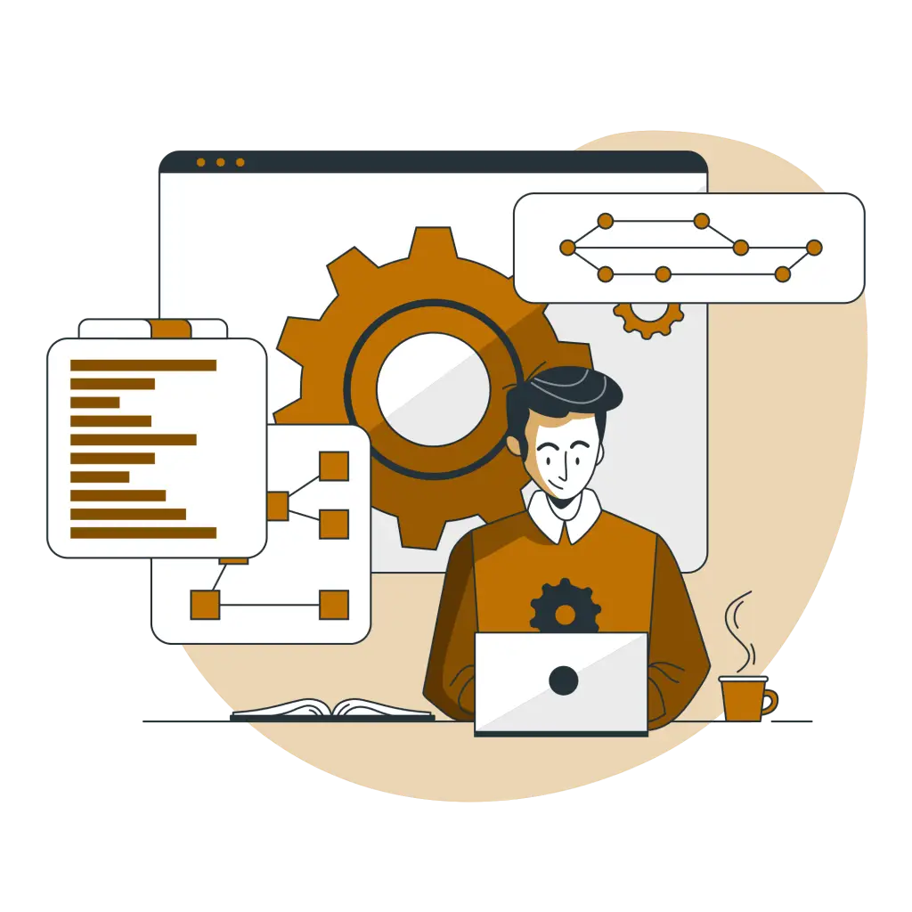 Proses pengembangan dan optimasi sistem website profesional